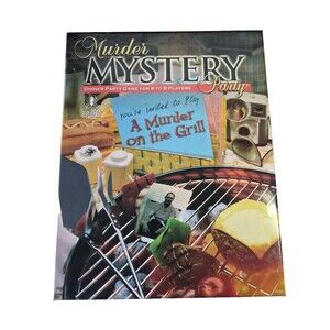 Murder Mystery Party A Murder on the Grill Dinner Game University Games Complete